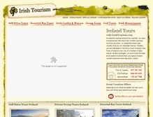 Tablet Screenshot of irishtourism.com